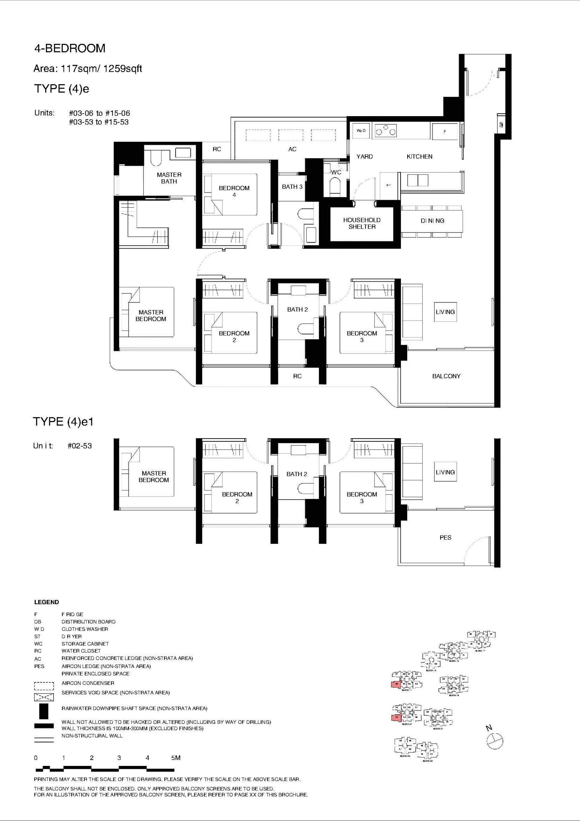 Tengah Garden Residences floorplan